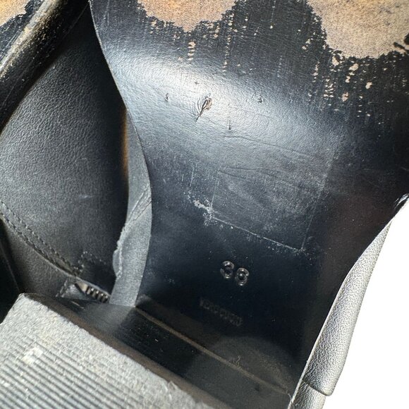 Alexander Wang Gabi Black Ankle Cutout Heel Boots Size 36 - Picture 13 of 13